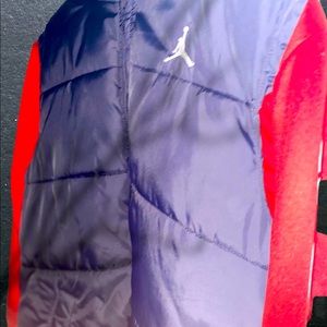 Jordan waterproof windbreaker jacket (red)
